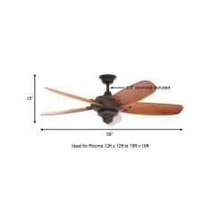 Home Decorators Collection Altura 56 in. Indoor Oil-Rubbed Bronze Ceiling Fan with Downrod, Remote and Reversible Motor; Light Kit Adaptable -Home Decorators Soldes oil rubbed bronze home decorators collection ceiling fans without lights 26655 a0 1000