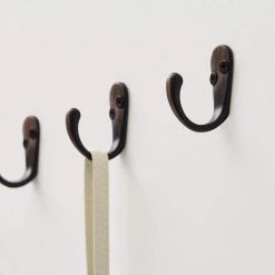 Home Decorators Collection 1-13/16 in. Oil-Rubbed Bronze Single Wall Hook (6-Pack) -Home Decorators Soldes oil rubbed bronze home decorators collection hooks 64411 1f 1000