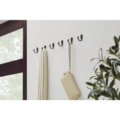 Home Decorators Collection 1-13/16 in. Oil-Rubbed Bronze Single Wall Hook (6-Pack) -Home Decorators Soldes oil rubbed bronze home decorators collection hooks 64411 31 1000