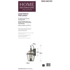 Home Decorators Collection French Quarter Gas Style 2-Light Outdoor Wall Lantern Sconce -Home Decorators Soldes oil rubbed bronze home decorators collection outdoor sconces jlw1612a 3 44 1000