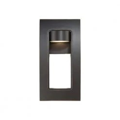 Home Decorators Collection Frolynn 1-Light Oil Rubbed Bronze with Gold Highlights Outdoor Integrated LED Wall Lantern Sconce with Etched Glass -Home Decorators Soldes oil rubbed bronze with gold highlights home decorators collection outdoor sconces 23712 66 1000