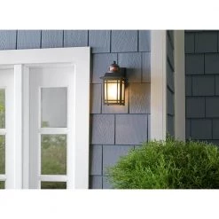 Home Decorators Collection Port Oxford 1-Light Oil Rubbed Chestnut Motion Sensing Outdoor Wall Mount Lantern -Home Decorators Soldes oil rubbed chestnut home decorators collection outdoor sconces 22231 e1 1000