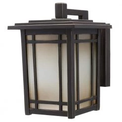 Home Decorators Collection Port Oxford 1-Light Oil Rubbed Chestnut Outdoor Wall Lantern Sconce -Home Decorators Soldes oil rubbed chestnut home decorators collection outdoor sconces 23212 a0 1000