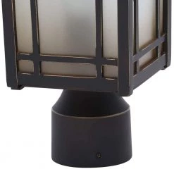 Home Decorators Collection Port Oxford 1-Light Oil-Rubbed Chestnut Outdoor Post Mount Lantern 9 Home Decorators Collection Port Oxford 1-Light Oil-Rubbed Chestnut Outdoor Post Mount Lantern -Home Decorators Soldes oil rubbed chestnut home decorators collection post lanterns 23116 a0 1000