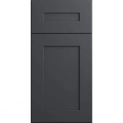 Home Decorators Collection Newport Onyx Gray Shaker Assembled Plywood 15 x 28.5 x 21 in. Stock Desk Base Kitchen Cabinet Soft Close Drawer Door Lt -Home Decorators Soldes onyx gray painted home decorators collection assembled kitchen cabinets ddo15l ndo 4f 1000