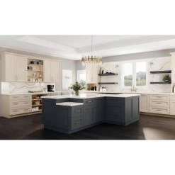 Home Decorators Collection Navarre Onyx Gray Plywood Shaker Stock Assembled Furniture Wall Kitchen Cabinet Molding 96 in. x 4 in. x 0.75 in. -Home Decorators Soldes onyx gray painted home decorators collection assembled kitchen cabinets fbm8 do fa 1000