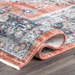 Home Decorators Collection Zara Medallion Orange 9 ft. x 12 ft. Area Rug -Home Decorators Soldes orange home decorators collection area rugs kksl05a 9012 66 1000