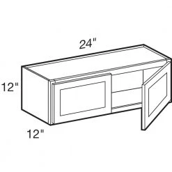 Home Decorators Collection Grayson Pacific White Plywood Shaker Stock Assembled Wall Kitchen Cabinet Soft Close 24 in. x 12 in. x 12 in. -Home Decorators Soldes pacific white home decorators collection assembled kitchen cabinets w2412 gpw c3 1000