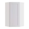 Home Decorators Collection Newport Assembled 20x36x12 in. Plywood Shaker Wall Angle Corner Kitchen Cabinet Soft Close Left in Painted Pacific White -Home Decorators Soldes pacific white home decorators collection assembled kitchen cabinets wa2436l npw 64 1000