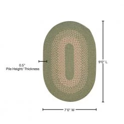 Home Decorators Collection Portland Palm 7 ft. x 9 ft. Braided Oval Area Rug -Home Decorators Soldes palm home decorators collection area rugs jk60r084x108 76 1000