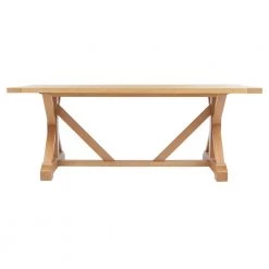 Home Decorators Collection Aberwood Patina Oak Finish Wood Rectangle Trestle Dining Table for 6 (78.75 in. L x 30 in. H) -Home Decorators Soldes patina home decorators collection kitchen dining tables dp18019 p 40 1000