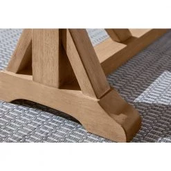 Home Decorators Collection Aberwood Patina Oak Finish Wood Rectangle Trestle Dining Table for 6 (78.75 in. L x 30 in. H) -Home Decorators Soldes patina home decorators collection kitchen dining tables dp18019 p 4f 1000