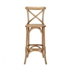 Home Decorators Collection Mavery Patina Oak Finish Cross Back Bar Stool with Woven Rattan Seat -Home Decorators Soldes patina oak home decorators collection bar stools pjh118 297006 77 1000