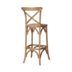 Home Decorators Collection Mavery Patina Oak Finish Cross Back Bar Stool with Woven Rattan Seat -Home Decorators Soldes patina oak home decorators collection bar stools pjh118 297006 c3 1000