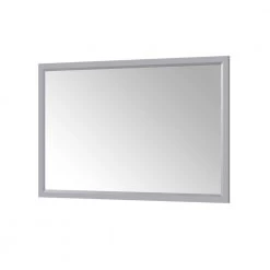 Home Decorators Collection Rockleigh 46.00 in. W x 30.00 in. H Framed Rectangular Bathroom Vanity Mirror in Pebble Grey -Home Decorators Soldes pebble grey home decorators collection vanity mirrors rockleigh mr pg c3 1000