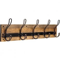 Home Decorators Collection 27 in. Rustic Pine and Distressed Brass Hook Rack -Home Decorators Soldes pine antique brass home decorators collection hooks r36197h rpd r a0 1000