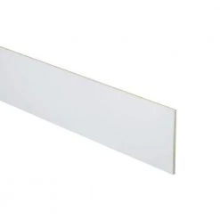 Home Decorators Collection Pacific White Shaker Assembled Plywood Stock Matching Kitchen Cabinet Toe Kick 96 in. x 4.5 in. x 0.125 in.