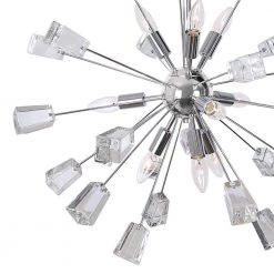 Home Decorators Collection Kimberly 9-Light Crystal and Chrome Sputnik Chandelier -Home Decorators Soldes polished chrome home decorators collection chandeliers p579mh chr 40 1000