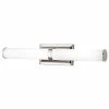 Home Decorators Collection Rolande 100-Watt Equivalent Polished Nickel LED Vanity Light with Tube Etched Glass -Home Decorators Soldes polished nickel home decorators collection vanity lighting 22838 64 1000