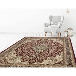 Home Decorators Collection Silk Road Red 8 ft. x 10 ft. Medallion Area Rug -Home Decorators Soldes red home decorators collection area rugs 30907 c3 1000