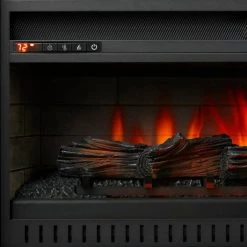 Home Decorators Collection Cecily 72 in. Media Console Infrared Electric Fireplace in Rich Brown Cherry -Home Decorators Soldes rich brown cherry home decorators collection fireplace tv stands hdfp72 44ae c3 1000