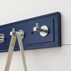 Home Decorators Collection 27 in. Royal Blue Hook Rack with 6 Chrome Single Post Hooks 10 Home Decorators Collection 27 in. Royal Blue Hook Rack with 6 Chrome Single Post Hooks -Home Decorators Soldes royal blue home decorators collection hooks 64171 1f 1000