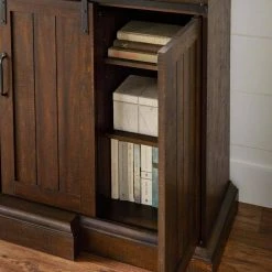 Home Decorators Collection Kerrington 60 in. Freestanding Infrared Electric Fireplace in Rustic Walnut with Media -Home Decorators Soldes rustic walnut home decorators collection freestanding electric fireplaces 143702 a 77 1000