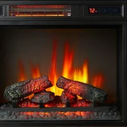 Home Decorators Collection Kerrington 60 in. Freestanding Infrared Electric Fireplace in Rustic Walnut with Media -Home Decorators Soldes rustic walnut home decorators collection freestanding electric fireplaces 143702 a c3 1000