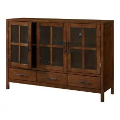 Home Decorators Collection Woodlin Sable Brown Buffet with Glass Door -Home Decorators Soldes sable home decorators collection sideboards buffet tables sk16945r1 66 1000
