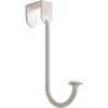 Home Decorators Collection 7 in. Satin Nickel Single Prong Ceramic Insert Over-The-Door Hook -Home Decorators Soldes satin nickel home decorators collection hooks b10238h sn u 64 1000