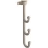 Home Decorators Collection 10 in. Satin Nickel Triple Prong Swivel Hook -Home Decorators Soldes satin nickel home decorators collection hooks b43287h sn u 64 1000