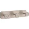 Home Decorators Collection 10 in. L Satin Nickel Metal Round Post Hook Rail -Home Decorators Soldes satin nickel home decorators collection hooks r43937h sn u 64 1000