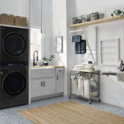 Home Decorators Collection 10.5 in. H x 11 in. W x 11 in. D Brown Wicker Cube Storage Bin 3-Pack -Home Decorators Soldes seagrass home decorators collection cube storage bins 4082500950 d4 1000