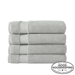 Home Decorators Collection Egyptian Cotton Bath Sheet in Shadow Gray (Set of 4)
