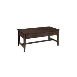 Home Decorators Collection Bellamy 42 in. Smoke Large Rectangle Wood Coffee Table with 2-Drawers -Home Decorators Soldes smoke home decorators collection coffee tables sk19345g1 s 4f 1000