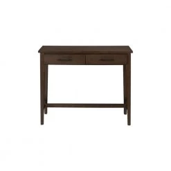 Home Decorators Collection Bellamy 38 in. Smoke Brown Standard Rectangle Wood Console Table with Drawers