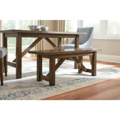 Home Decorators Collection Plum Hill Smoke Brown Wood Backless Dining Bench (49 in. W x 18 in. H) 10 Home Decorators Collection Plum Hill Smoke Brown Wood Backless Dining Bench (49 in. W x 18 in. H) -Home Decorators Soldes smoke home decorators collection dining benches 04226 40 1000