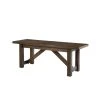 Home Decorators Collection Plum Hill Smoke Brown Wood Backless Dining Bench (49 in. W x 18 in. H) -Home Decorators Soldes smoke home decorators collection dining benches 04226 64 1000