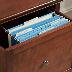 Home Decorators Collection Royce Smokey Brown Wood 2 Drawer File Cabinet (23.5 in. W x 31 in. H) -Home Decorators Soldes smokey brown home decorators collection file cabinets sk19051dr1 sb 1d 1000