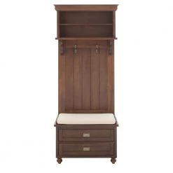 Home Decorators Collection Vernon Smokey Brown 32" W Hall Tree