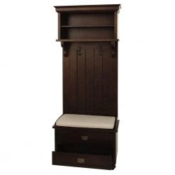 Home Decorators Collection Vernon Smokey Brown 32" W Hall Tree -Home Decorators Soldes smokey brown home decorators collection hall trees 7474310820 fa 1000