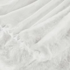 Home Decorators Collection Piper White Snow Faux Rabbit Fur Throw Blanket -Home Decorators Soldes snow home decorators collection throw blankets pip5060snw thrw a0 1000