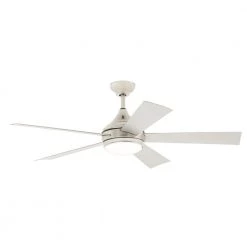 Home Decorators Collection Hanlon 52 in. Integrated LED Indoor/Outdoor Stainless Steel Ceiling Fan with Light Kit and Wall Control -Home Decorators Soldes stainless steel home decorators collection ceiling fans with lights yg533 sst bn c3 1000