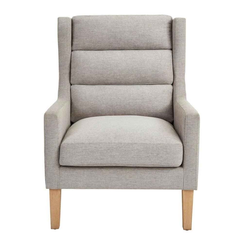 Home Decorators Collection Latham Stone Gray Upholstered Accent Chair 3 Home Decorators Collection Latham Stone Gray Upholstered Accent Chair
