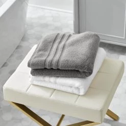 Home Decorators Collection Micro Cotton 18-Piece Bath Towel Set in Stone Gray -Home Decorators Soldes stone gray home decorators collection bath towels 18 pc stone gray 40 1000