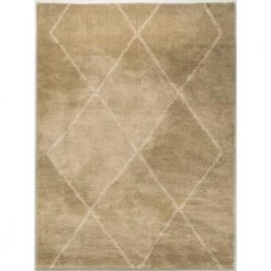 Home Decorators Collection Diamond Maze Tan 8 ft. x 10 ft. Area Rug