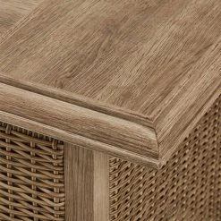 Home Decorators Collection Anaheim 49 in. x 25 in. Aluminum and Stainless Steel Tan Gas Fire Pit with Wood-Look tile Top -Home Decorators Soldes tan home decorators collection gas fire pits 2388fp 2 4f 1000