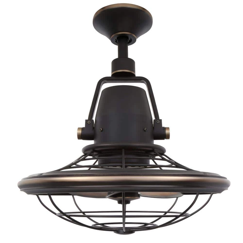 Home Decorators Collection Bentley II 18 in. Indoor/Outdoor Tarnished Bronze Oscillating Ceiling Fan with Wall Control 7 Home Decorators Collection Bentley II 18 in. Indoor/Outdoor Tarnished Bronze Oscillating Ceiling Fan with Wall Control - Image 5