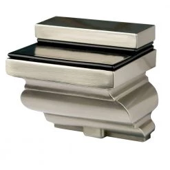 Home Decorators Collection 2.75 in. H x 2.25 in. W x 2.75 in. DTitanium Crown Bracket