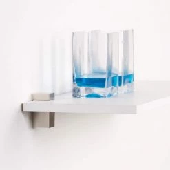 Home Decorators Collection 1.5 in. W x 2 in. H Titanium Cube Decorative Shelf Bracket -Home Decorators Soldes titanium home decorators collection shelving brackets hdccubti 4f 1000